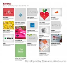 Pàgina inici: habemus-cat - projecte web de Camaleon Webs